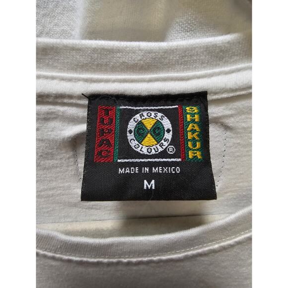 Tupac Shakur graphic Cross Colours short sleeve t-shirt medium - Picture 2 of 6